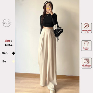  Quần tây ống rộng ly sup chất chéo thái Spring Quanly019/P12K8
