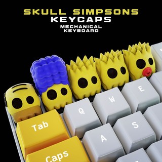 Keycap The Simpsons Skull Edition dành cho bàn phím cơ