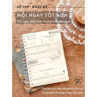 Sổ tay Nhật ký Mỗi Ngày Tốt Hơn - 365 ngày nhận thức và phát triển bản thân