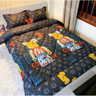 Bộ chăn ga gối cotton poly 5 món chất lượng nhiều mẫu lựa chọn