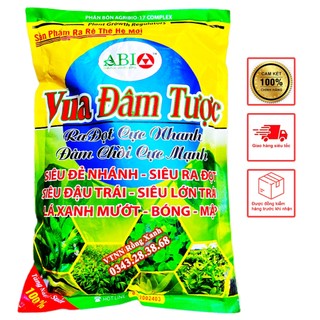 Phân bón Vua Đâm Tược 1kg bật chồi vọt đọt bung chèo đẻ nhanh phục hồi cây mập đọt xanh day lá VDTABIO1