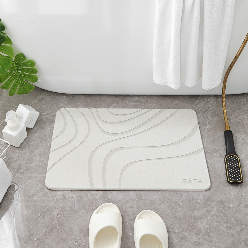 IBATH - Combo 2 thảm đá siêu thấm hút Bath Stone Mat