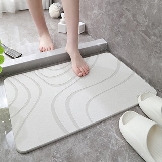 IBATH - Combo 2 thảm đá siêu thấm hút Bath Stone Mat