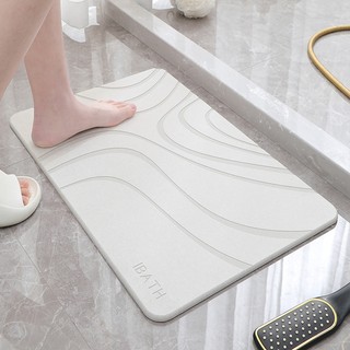 IBATH - Combo 2 thảm đá siêu thấm hút Bath Stone Mat