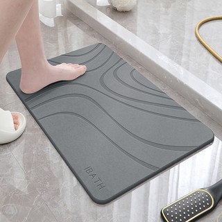 IBATH - Combo 2 thảm đá siêu thấm hút Bath Stone Mat