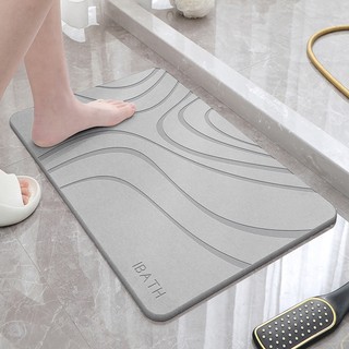 IBATH - Combo 2 thảm đá siêu thấm hút Bath Stone Mat