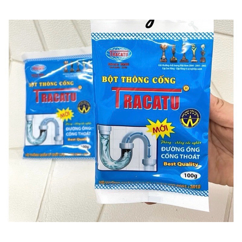 Bột thông cống Tracatu Gói 100g ...