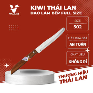 Dao kiwi thái lan cán gỗ 502 - dao thái thịt, dao gọt hoa quả, dao làm bếp, dao cán gỗ, dao thái lan