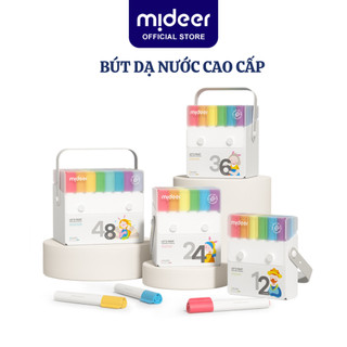 Màu dạ nước xóa được an toàn cho bé Washable Marker Mideer, bộ bút highlight đồ dùng học tập cho bé