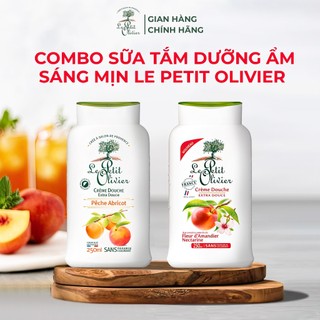Combo sữa tắm chiết xuất từ thiên nhiên Le Petit Olivier