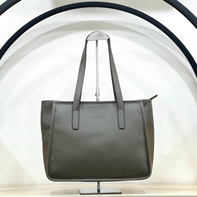 Túi longchamp tote da nhăn công sở