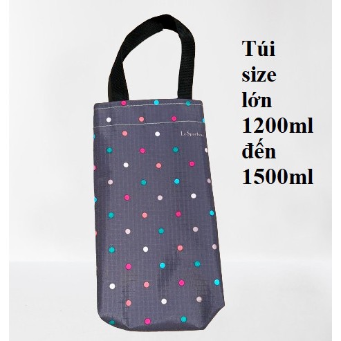 Túi vải size lớn đựng ly giữ nhiệt, bình nước 1200-1500ml