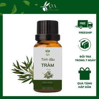 Tinh dầu nguyên chất tràm trà xông phòng QA 10ml -thơm phòng ngủ ,xông tinh dầu, nhà vệ sinh