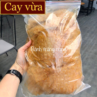 Bánh tráng xì ke muối tôm tỏi phi 500gram