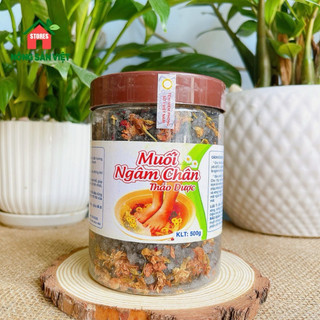 Muối ngâm chân thảo dược - thảo mộc ngâm chân hộp 500gr