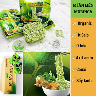 Mì tôm chùm ngây healthy eatclean ít calo ăn không nóng Moringa (có gói gia vị)