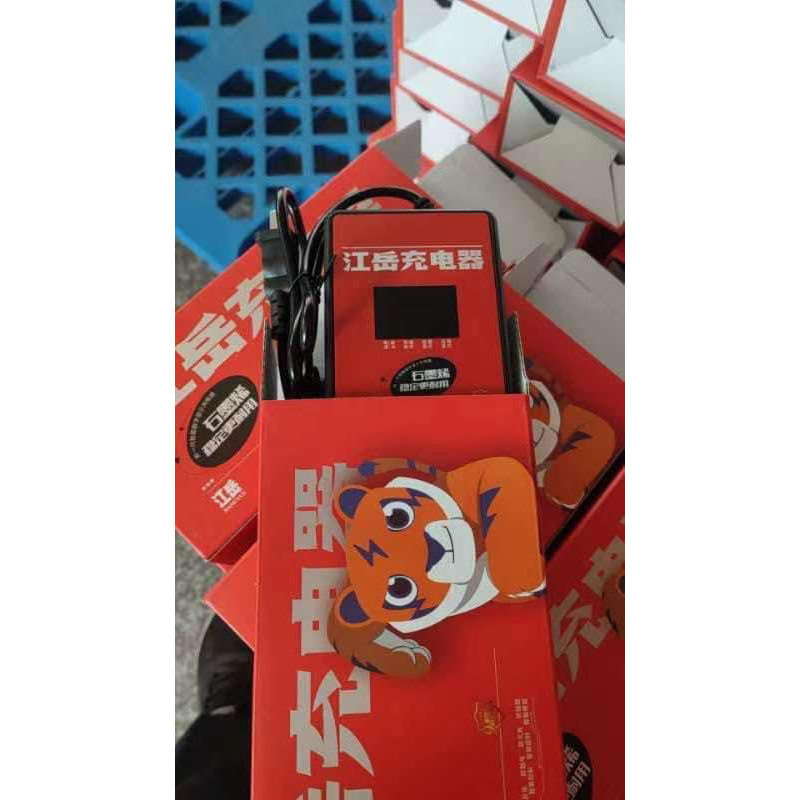 Sạc xe đạp điện, xe máy điện 72v 12aH-30ah báo phần trăm pin