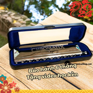 Kèn Harmonica SUZUKI CHROMATIX SCX-64 (16 LỖ) cao cấp