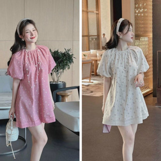Váy Đần Dự Tiệc Nữ, BABYDOL, cổ tròn, tay phồng, kiểu váy ngắn (có lót) siêu xinh