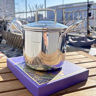 Nồi inox sâu lòng Chockmen [107] - 14cm inox 316NDT, nấu canh, nấu lẩu cá nhân, chiên ngập dầu tiện dụng