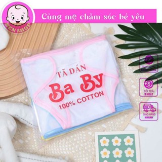 Set 10 Chiếc Tả Dán BaBy Cotton/ Tả Vải Cho Bé Sơ Sinh 3-8kg
