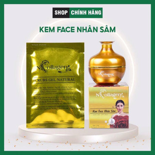 Kem sâm ncollagen tặng sét tẩy tế bao