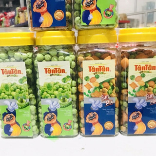 Đậu phộng tân tân hũ 190g snack và đậu thập cẩm/đậu hoà lan