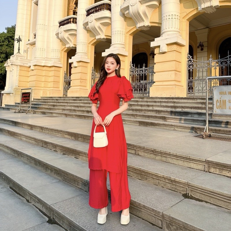 - ÁO DÀI TẾT + QUẦN, ĂN HỎI, ĂN CƯỚI, PHÙ DÂU ĐỀU XINH