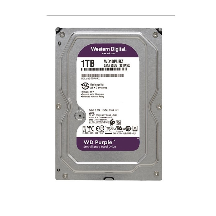 Ổ Cứng HDD Western Digital WD PURPLE 1TB