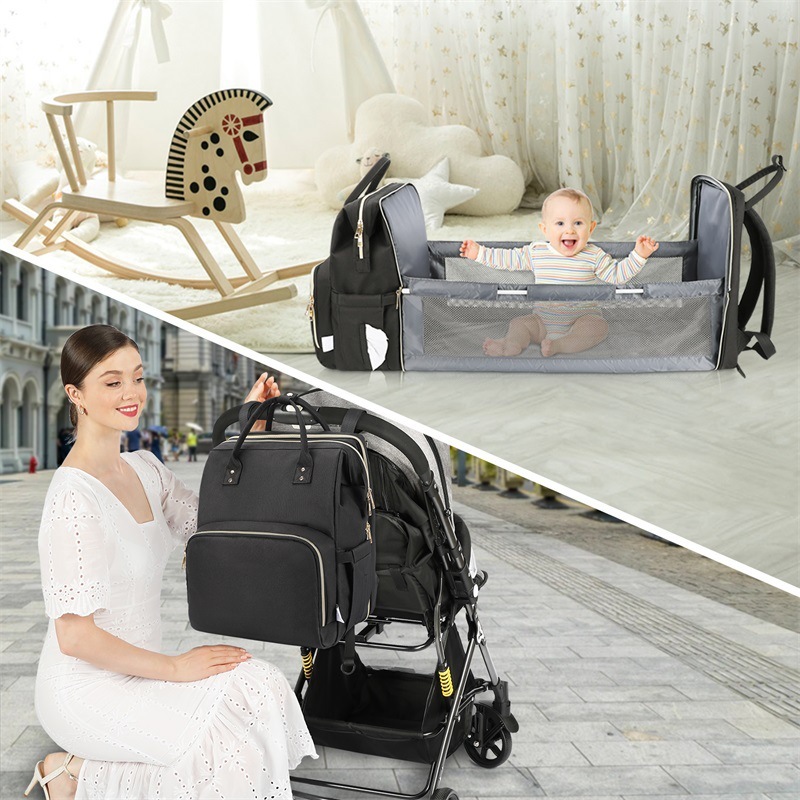 Balo bỉm sửa đa năng chống thấm nước cao cấp cho mẹ và bé,tập thể dục dã ngoại