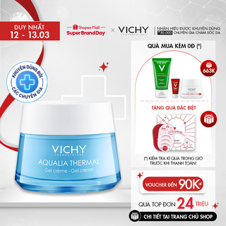 Kem dưỡng ẩm và cung cấp nước dạng gel Vichy Aqualia Thermal Cream-Gel 50ml