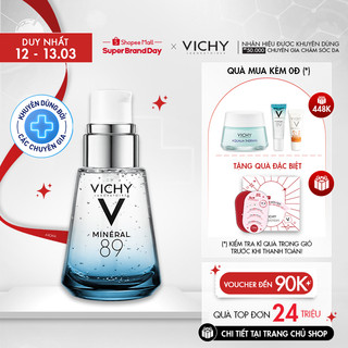 Dưỡng chất giàu khoáng chất giúp da sáng mịn và căng mượt Vichy Mineral 89 30ml