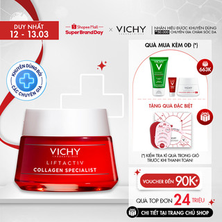 Kem dưỡng ngăn ngừa lão hóa, làm săn chắc da Vichy Liftactiv Collagen Specialist 50ml