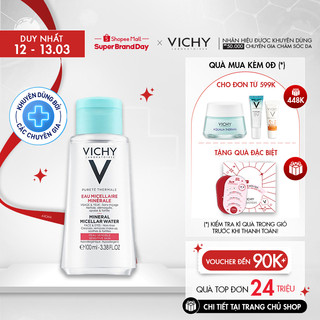 Nước tẩy trang cho da nhạy cảm Vichy Mineral Micellar Water Pureté Thermale