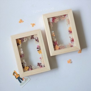 Flora Collab | Khung tranh hoa khô handmade - Mẫu viền hoa nhỏ