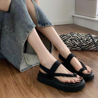 dép Sanđal kẹp ngón phong cách style 5cmchất vải mềm full hộp