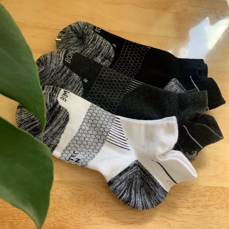 Tất chạy bộ nam Bombas Running Ankle Socks êm chân thoáng khí size 38-43
