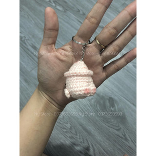 (SẴN) MÓC KHOÁ CON CIU BẰNG LEN