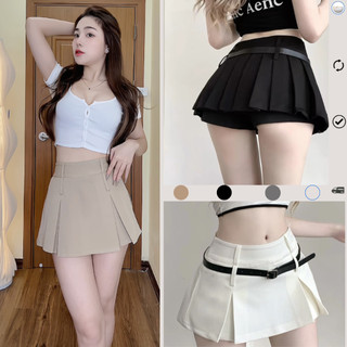 Chân váy Y2K xếp ly 1 mặt mặc được 2 phong cách
