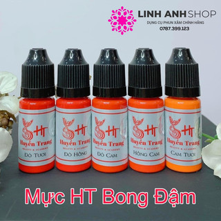 Mực HT Huyền Trang Bong Đậm Môi Xoá Sửa Hạ màu Phun Xăm