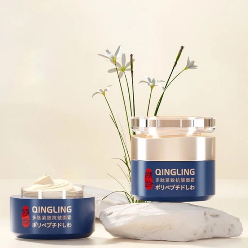 (Combo 2 Lọ )Kem Xoá Nếp Nhăn Trẻ Hoá Da Qingling, Kem Xoá Nhăn Mờ Nám Tàn Nhang chống chảy xệ, bổ sung collagen