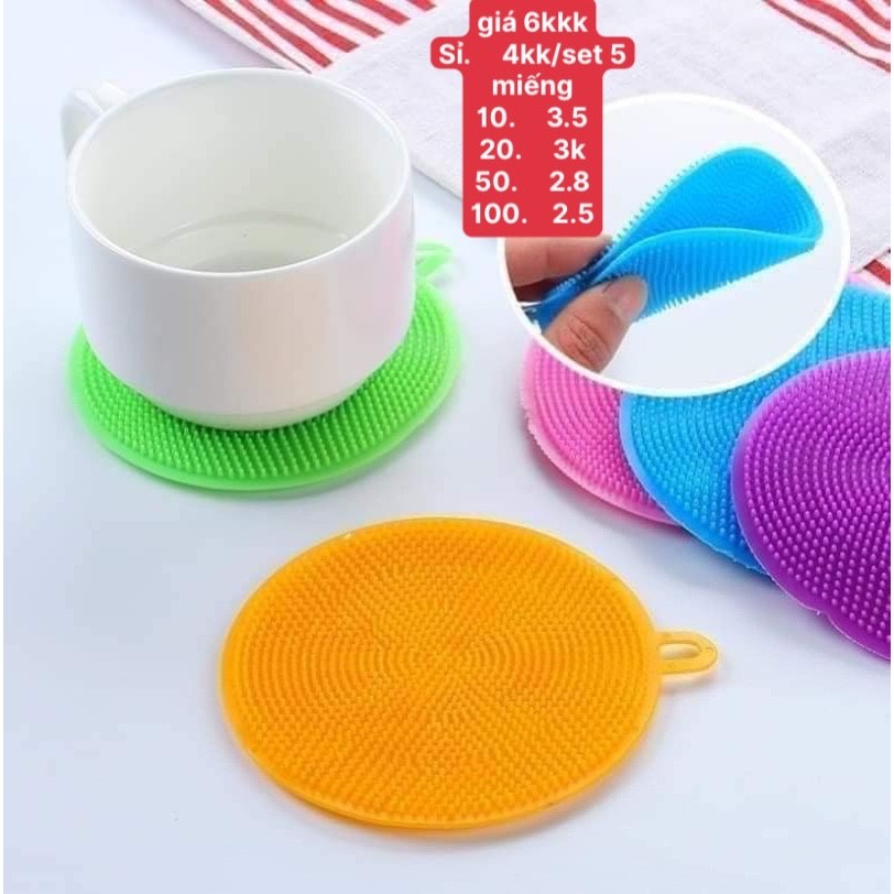 (Bán buôn-chuyên sỉ) Set 5 Miếng Silicon Đa Năng