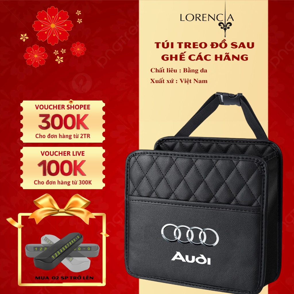 Hộp Đựng Đồ Đa Năng Sức Chứa Lớn Gắn Sau Lưng Ghế Xe Hơi , Túi Đựng Sau Ghế Xe Hơi, Túi Để Đồ Treo Ghế Lorencia