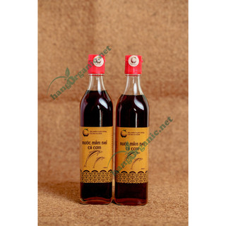 Nước mắm nhĩ cá cơm than truyền thống thùng gỗ loại 500ml/2 lít