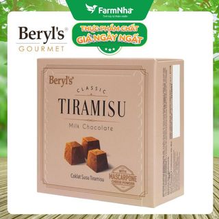 Sô cô la Beryls 65g Classic Tira Milk - Vỏ sô cô la mịn màng đến nhân kem Tiramisu béo ngậy