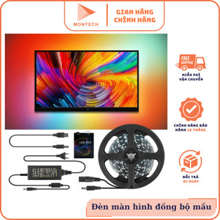 Bộ Đèn Ambilight  Viền Màn Máy Tính, Đồng Bộ Màu Sắc Theo Màn Hình - Mẫu Mới