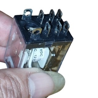 Rơ le 8 chân nhựa trong chống nước 12v và 24v