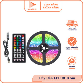 Đèn Led Dây RGB 16 Triệu Màu, Điều Khiển Điện Thoại, Đổi Mầu, Nháy Theo Nhạc, Đèn Led Tiktok đổi mầu