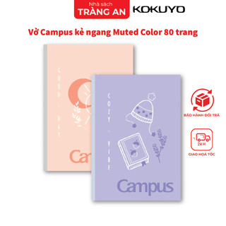 Vở Campus kẻ ngang Muted Color 80 trang
