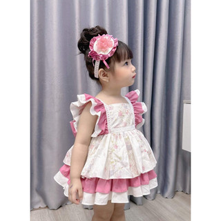 Set TBN trái tim mùa thu nơ hồng cho bé